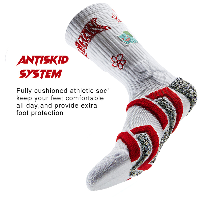  Retro Travis Scott Basketball Socks Polyester Long Socks for Unisex 