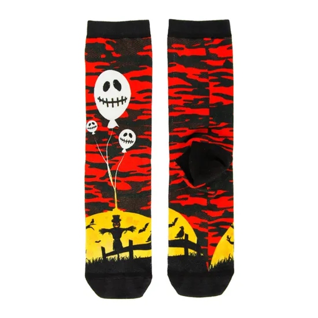 Wholesale Halloween Women Bamboo Crew Men Customized Printed Socks