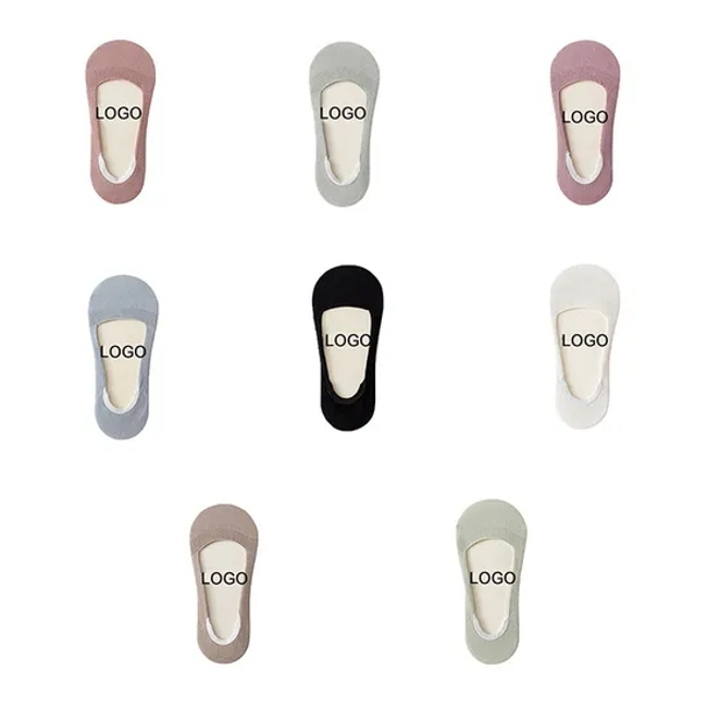 Custom Logo Adult Men and Women Multiple Color Casual Ankle Socks Crew Anti Slip Socks for Man and Woman