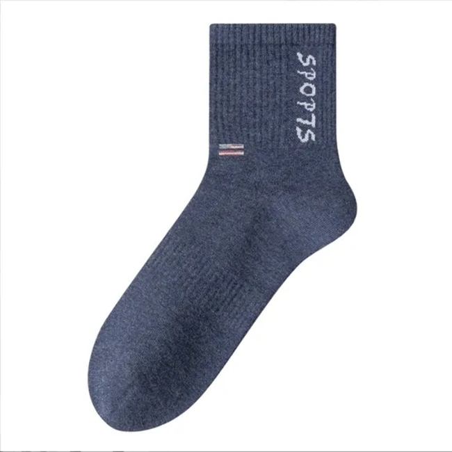 Spring and Autumn Antibacterial Crew Socks for Men