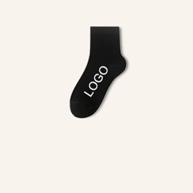 2024 High Quality Wholesale Custom Logo Casual Crew Socks Women Men Cotton Spring Summer Comfortable Socks