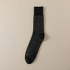 Pattern Dress Socks Business Boneless Mercerized Cotton Socks Crew Thin Breathable Men Socks