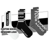 Qixiang OEM High Quality Wholesale Crew Socks Men Embroidered Logo Custom Socks Gym Socks