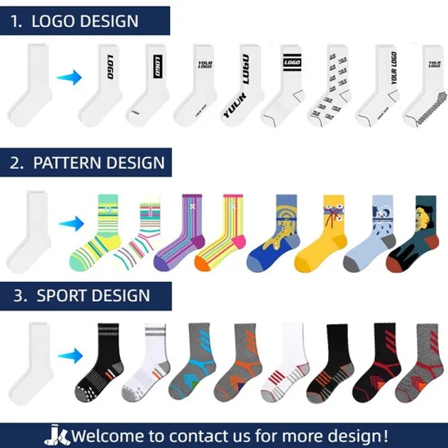 Socks-Stocking Manufacturer Wholesale White Black Embroidered Men Women Unisex Cotton Crew Sports Custom Socks