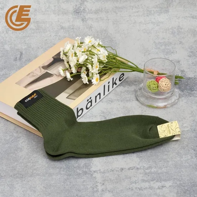 Wholesale Anti-Bacterial Crew Socks Men Casual Knitted Breathable
