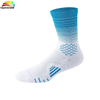 Customize and Wholesale Latest Fashion Cushion Bottom Athletic Crew Tennis Badminton Sports Sock in Good Colors at Low Price