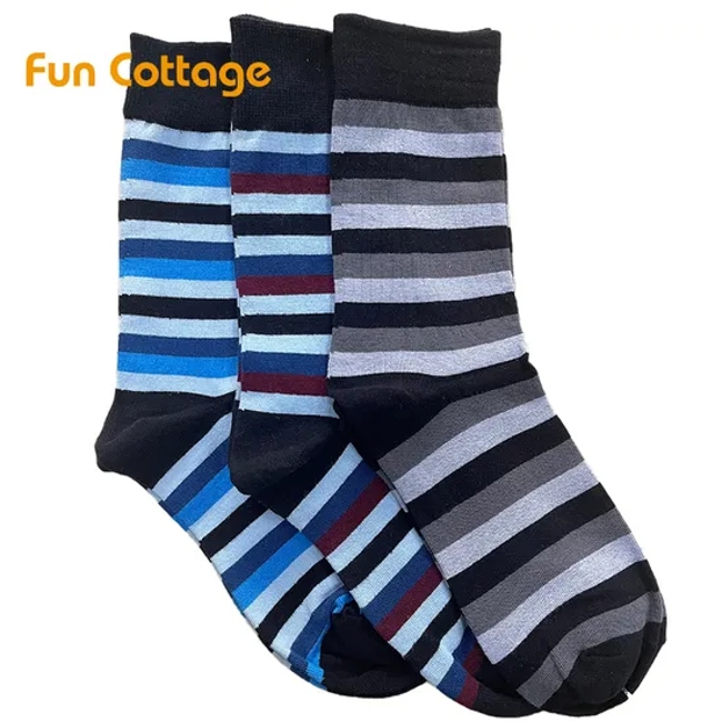 Customized Socks Embroidery Custom Men Crew Cotton