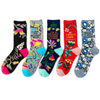 Custom Socks Men Women Unisex Designer Fashion Funny Cotton Happy Crew Dress Tube Socks Manufacturer