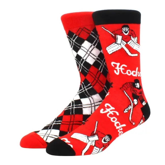Combed Cotton Socks Food Pattern Long Tube Funny Happy Men Socks Novelty Skateboard Crew Casual Crazy Socks