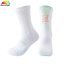 Customize and Wholesale All Sorts of Sport Crew Sock Basketball Sock Football Sock Running Sock Cycling Sock with Terry Cushion Bottom at Low Prices
