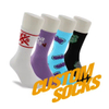 Free Design Colorful Cartoon Casual Sock Custom Brand Logo Cotton Basketball Sports Socks Crew Socks for Men