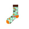 Women and Men Breathable Cotton Yoga Basketball Sports Sock Custom Logo Letter Casual Crew Socks