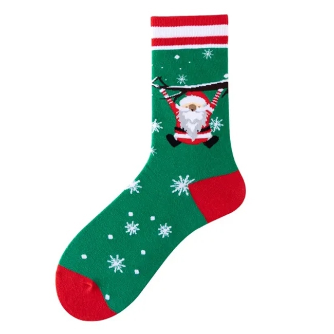 Xianghui Crew Happy Unisex Women Funny Custom Novelty Men Christmas Socks