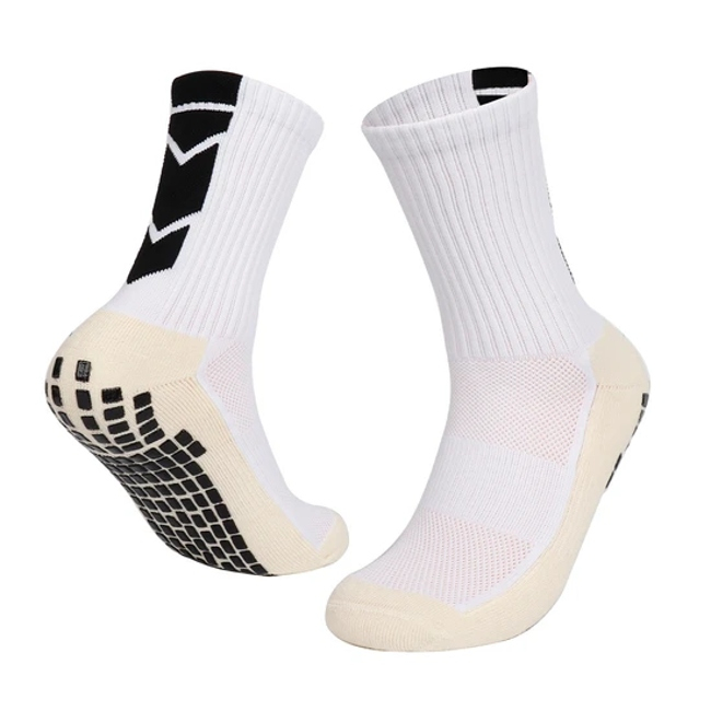 Custom Adult Athletic Running Compression Socks Men′s Crew Grip Socks Sports