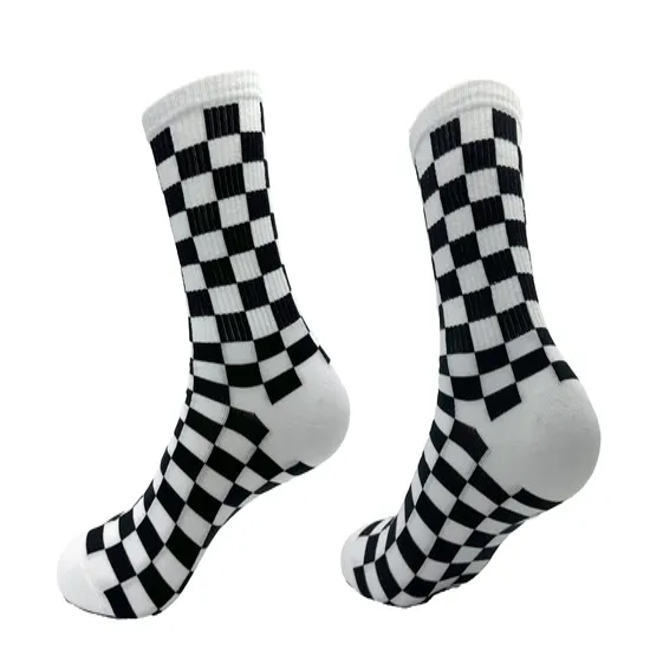 Free Design & Mockup Design Custom Logo Men Sock Customized Casual Dress Sock Cotton Crew Sock with Design Logo