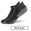 Wholesale Compression Cotton Men Women White Black Grey Custom Stockings Crew Adult Thick Cushion Terry Sports Running Ankle Socks