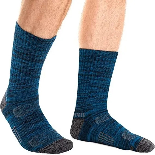 Wholesales Factory Cheap High Quality Custom Logo Design Men′s Cushioned Work Plain Sock Crew Athletic Socks Moisture Wicking Breathable Football Sports Socks