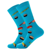 Wholesale Full Logo Designer Socken Chaussette Custom Unisex Cool Colorful Crew Cotton Dress Socks Men