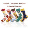 Sungnan Men Dress Cool Colorful Fancy Novelty Funny Combed Cotton Crew Socks