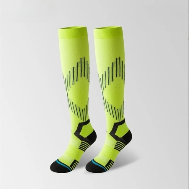 Men′s Warm Athletic Compression Socks with Breathable Terry Bottom