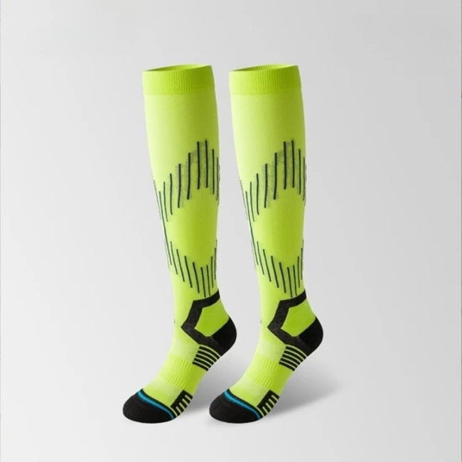 Men′s Warm Athletic Compression Socks with Breathable Terry Bottom