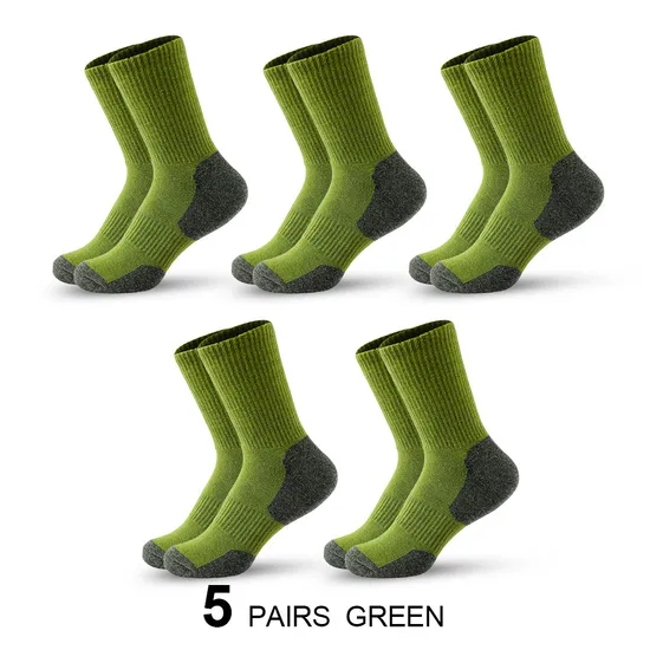 Men′s Cotton Anti-Slip Sweat-Absorbing High Quality 168n Knit Sports Crew Socks