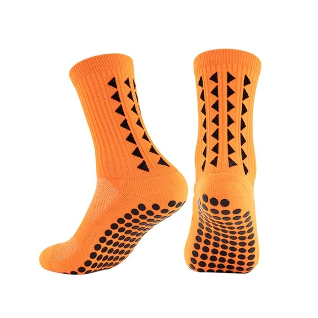 Custom Logo Women Men′s Knitted Sports Socks OEM Blank White Ankle Crew Jacquard Grip Running Socks