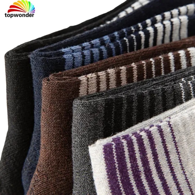 Customize and Wholesale Winter Sock Winter Wool Sock Winter Business Sock Men′s Sock in Many Colors and Designs