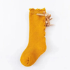 Wholesale High Long Soft Cotton Lace Anti Slip Socks Baby Ruffle Socks