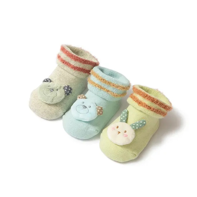 Unisex Low Price Custom Wholesale Kids Baby Children Bci Cotton Terry Toy Shoe Socks