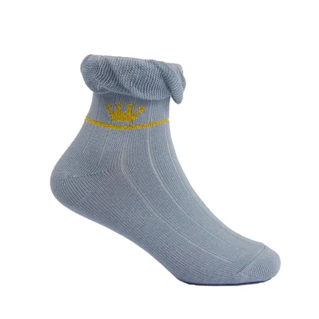 Unisex Children Baby Kids Wholesale Custom Cotton Crimping Short Socks