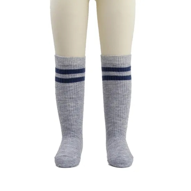 Children Kids Baby Unisex Bci Cotton Wholesale Knee High Socks