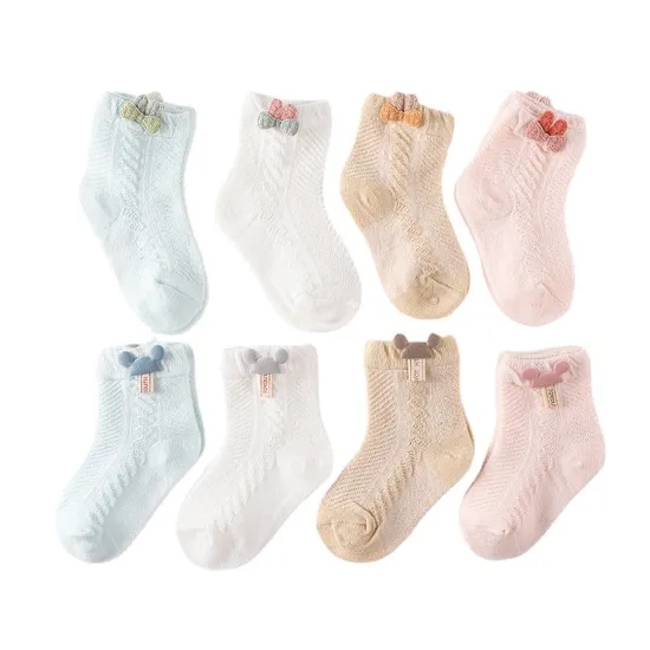 Wholesale Comfortable Mesh Breathable Newborn Baby Socks