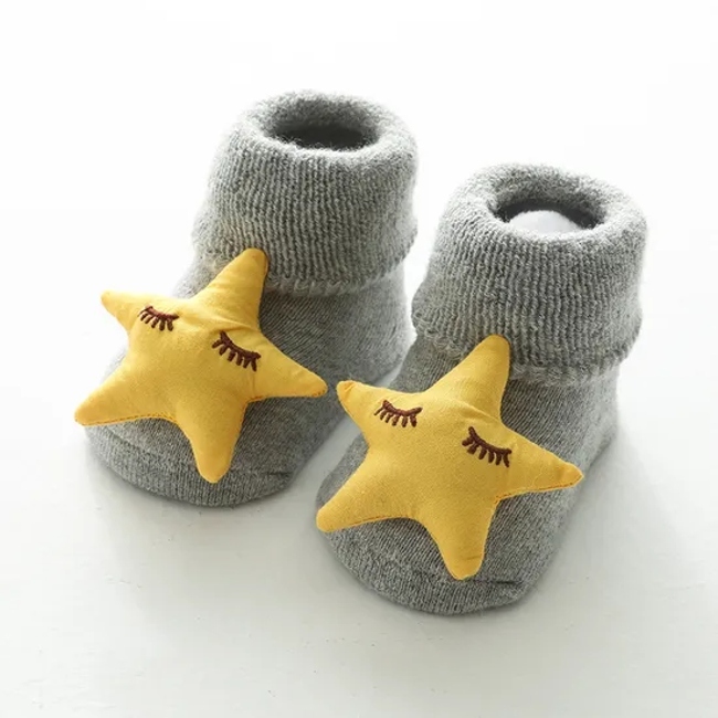 New Cartoon Baby Cotton Socks Baby Toddler Non Slip Children Floor Socks