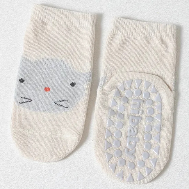 Cute Animal Baby Boys Girls Cotton Socks Non Slip Indoor Floor Soft Toddler Sock Slippers