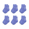 Colorful Style Plain Thin Funny Pattern Baby Blue Slip Resistant Dress Socks Gift Set