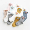 Cotton Solid Color Newborn Baby Socks Mesh Cotton Crew Toddler Fancy Gift Socks for Kids