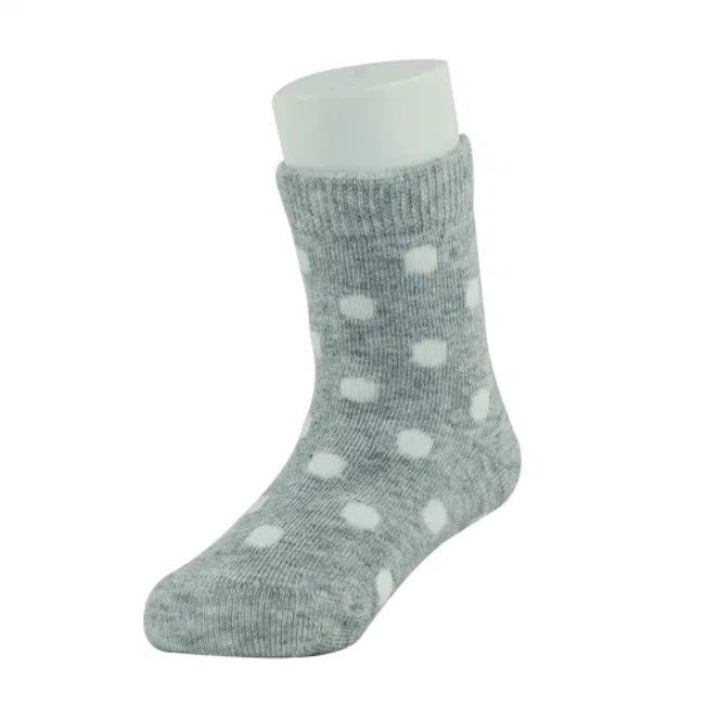 Custom Wholesale Baby Kids Children Cotton Jacquard Socks