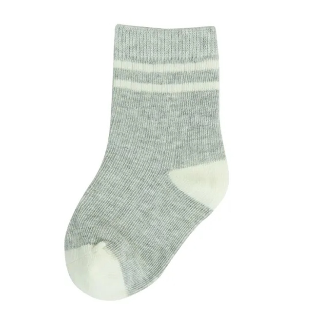Custom Wholesale Baby Kids Cotton Daily Crew Socks