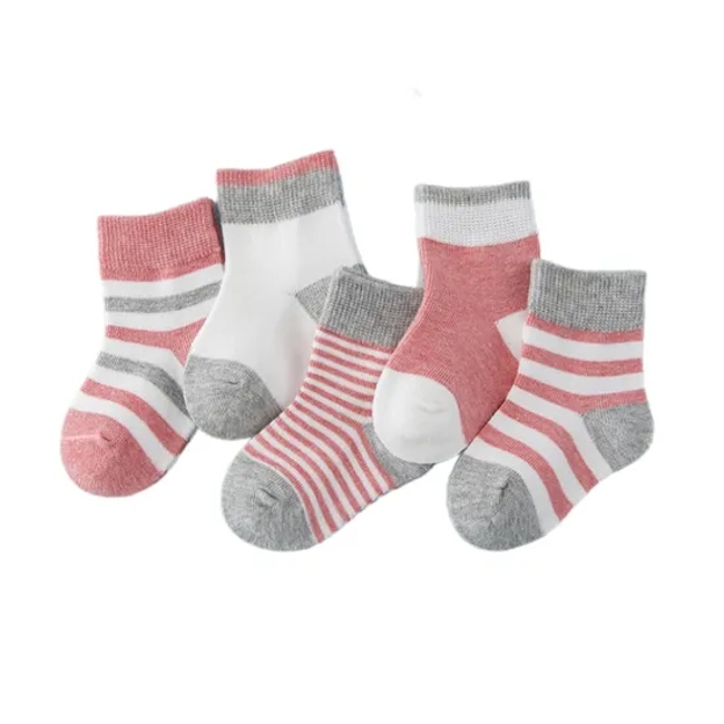 Anti Bacterial Breathable Skin Friendly Babies Fashion Lovely Cute Cotton Ankle Crew Soft Little Sock