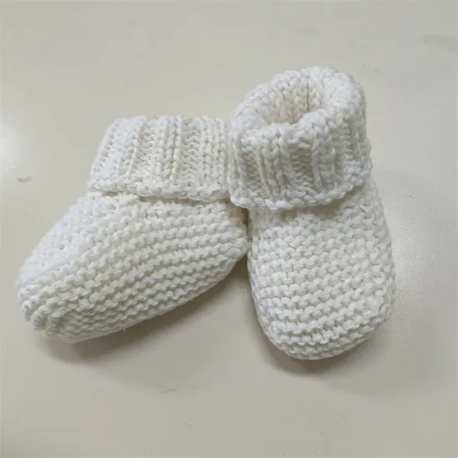 Wholesale Knitted Baby Booties Newborn Cotton Infant Socks.