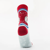 Men Women Cotton Santa Claus Pattern Jacquard Gift Red Crew Socks