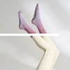 Hot sale Tie dyed mid tube spring&summer anti slip five finger sports socks