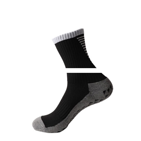 Hot sale Thickened striped anti slip and wear resistant sports socks workout running