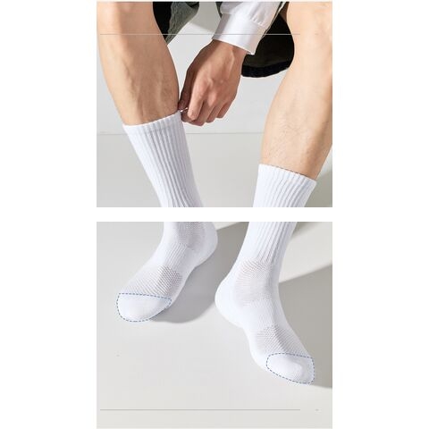 Wholesale Customized Cotton sports Running Socks Custom Soccer tennis Sports Socks Men Anti Slip Socks