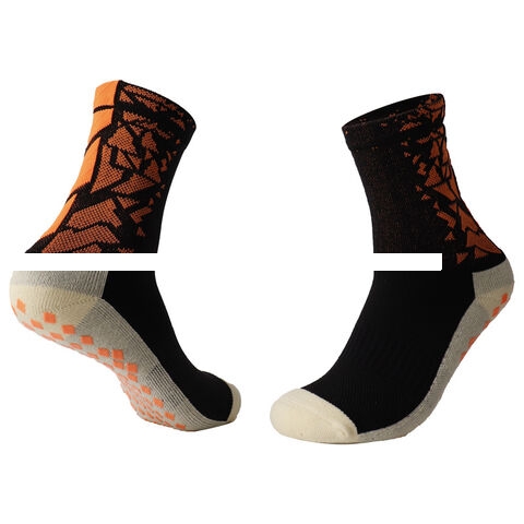 Hot sale Sweat absorbing and dehumidifying thickened towel bottom with adhesive sports socks workout running