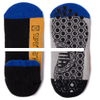 High quality black cotton socks for men custom logo non slip football sports ankle grip socks
