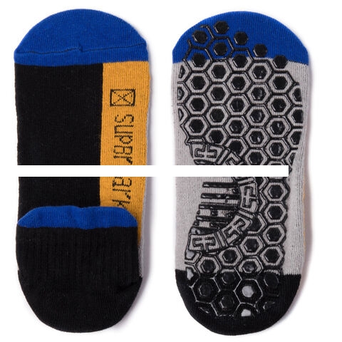 High quality black cotton socks for men custom logo non slip football sports ankle grip socks