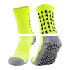 Unisex Anti Slip Soccer Socks Non Slip Football Hockey Sports Grip Pads Socks Cushioned Athletic Non Skid Crew Soccer Socks