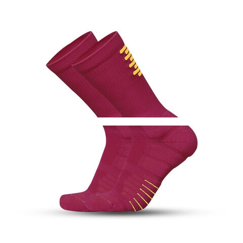 Hot sale Professional thickened towel bottom cycling mid leg sports anti slip socks